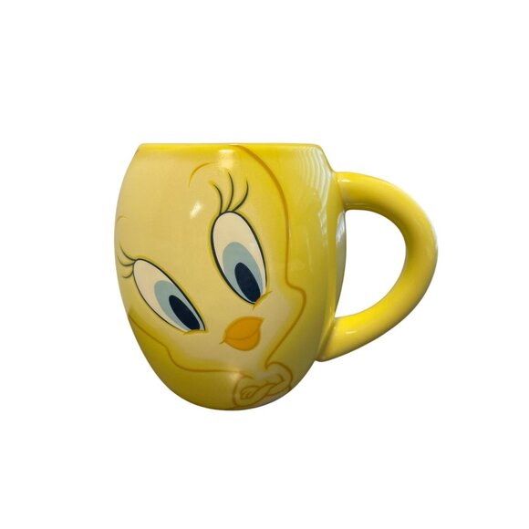 Looney Tunes Tweety Bird Yellow Ceramic Mug By Vandor for Warner Bros. - Picture 1 of 6